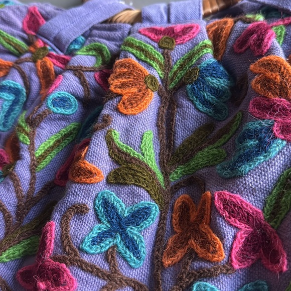 Embroidered Handbag Hippie Earth Divas Fair Trade Made - Picture 3 of 10